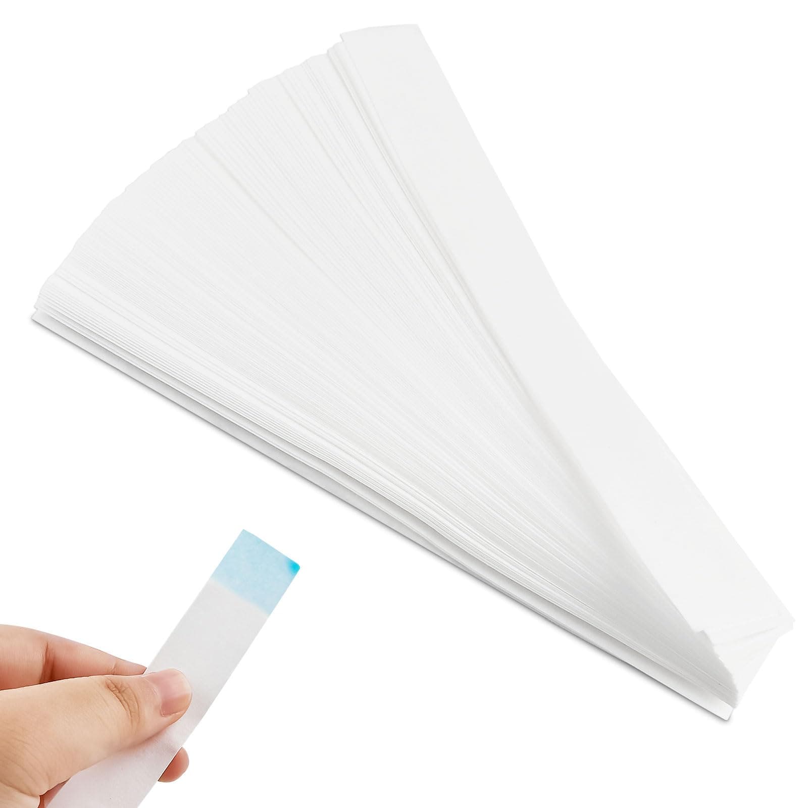 500 Pcs Chromatography Paper Strips, 6.3 x 0.79 inch Experiments Filter Papers, Laboratory Cleaning Paper for Chemistry, Laboratory, Classroom, Pigment Separation and Experiments