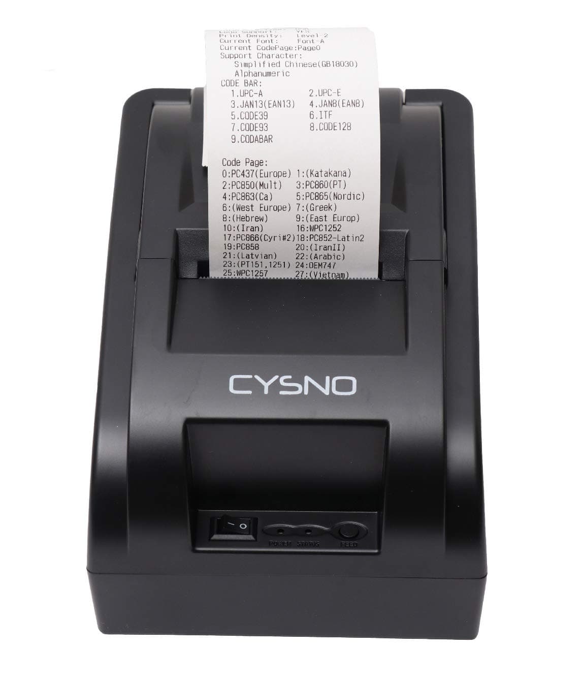 Cysno BIS Certified 58 mm (2 Inches) Free 2 rolls Usb 5890K Thermal Receipt Printer, (1 Year Warranty) With updated Interface NEW LAUNCH