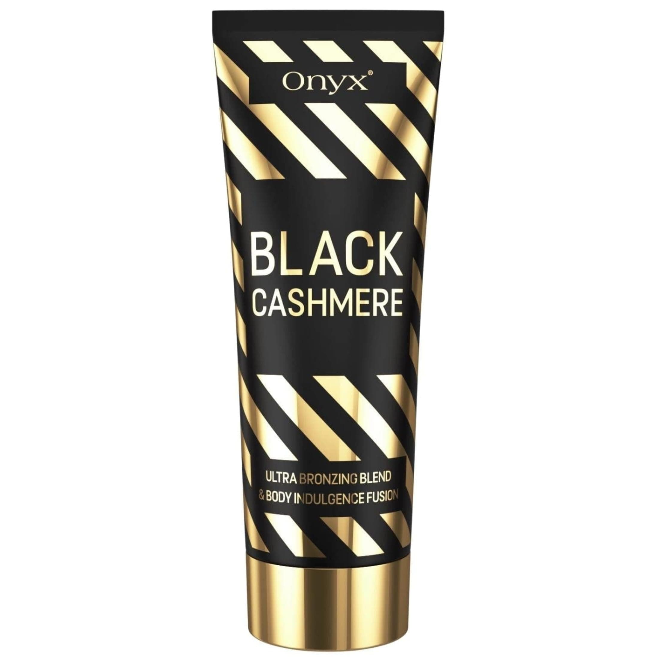 Onyx Black Cashmere Sunbed Cream | Dark Tanning Accelerator with Bronzer | Indoor & Outdoor Lotion Deep Golden Results | Ultra Smooth Finish & Long-Lasting Glow | Nourishing for Even, Streak-Free Tan