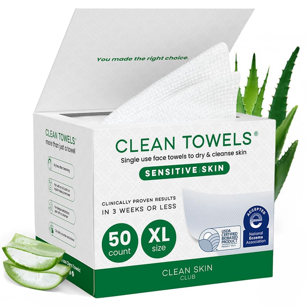Sensitive Skin Clean Towels XL (50 Count)