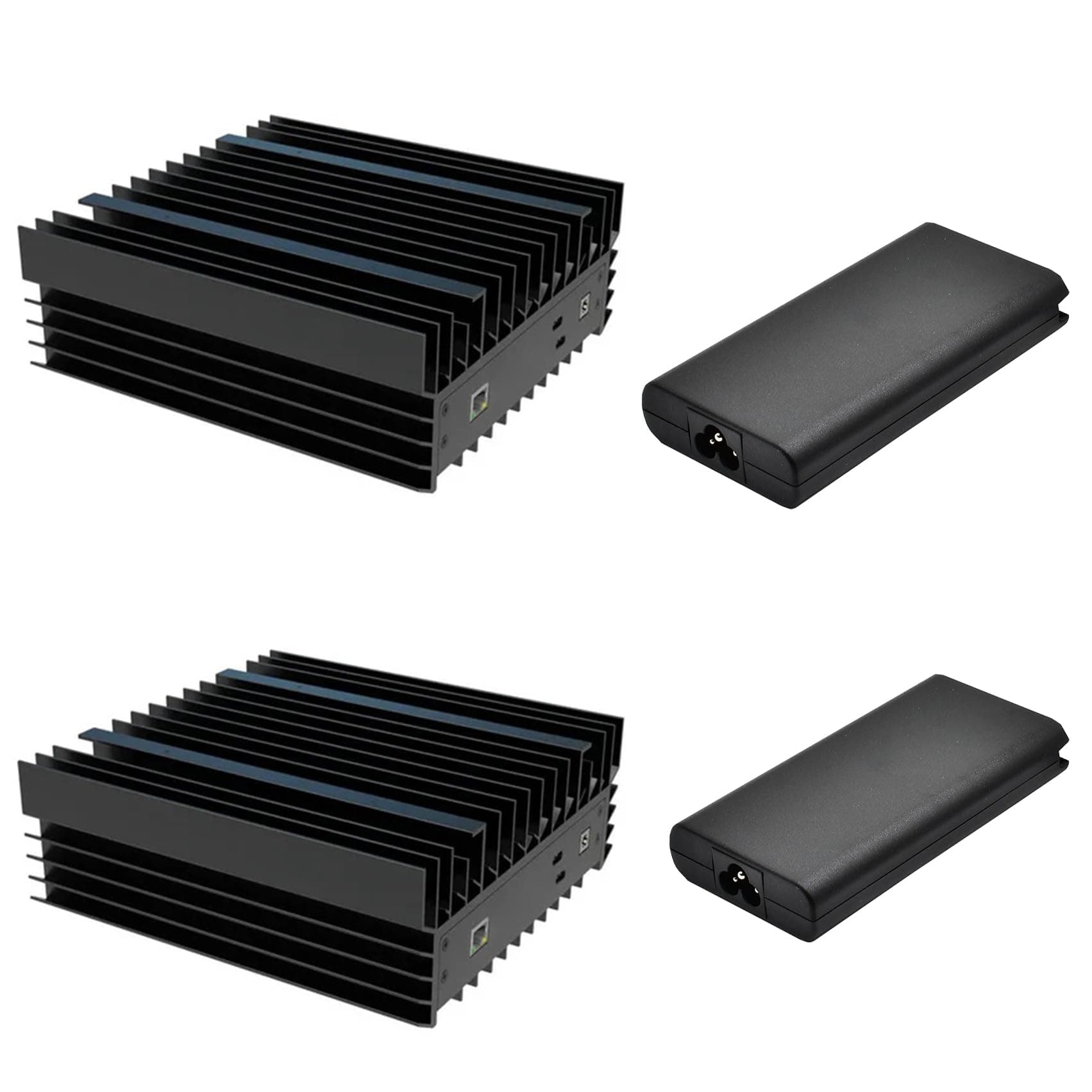 ICERIVER ALPH AL0 400Gh/s 100W Alephium Miner ALPH Mining Blake3 Algorithm Silent Mining Machine Suitable for Home and Office Mining with Original PSU Delivery Will Start at the End of August (2 Pack)