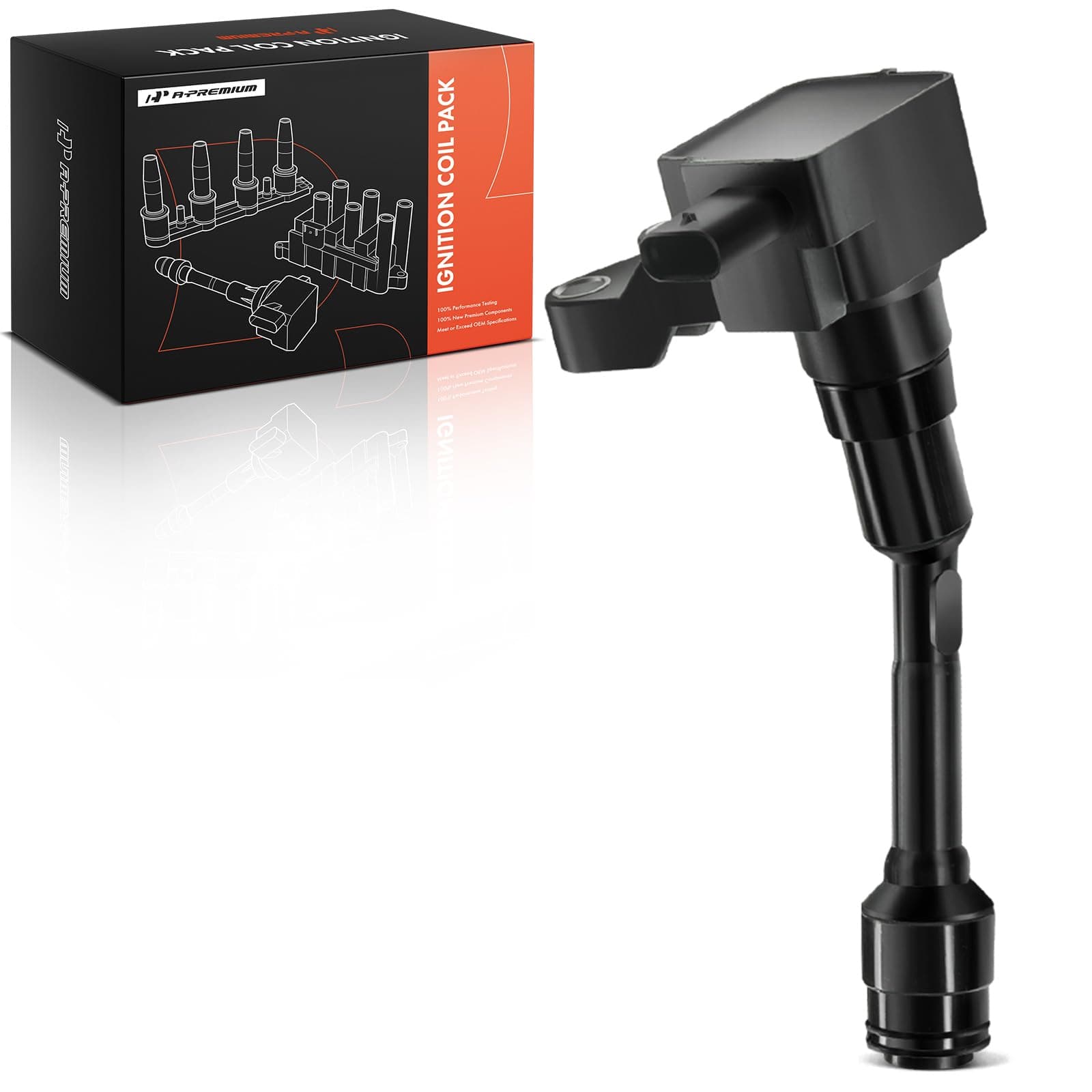 Engine Ignition Coil Pack Compatible with Ford EcoSport 2018-2021, Fiesta 2014-2017, Focus 2015-2018, 1.0L 1.5L