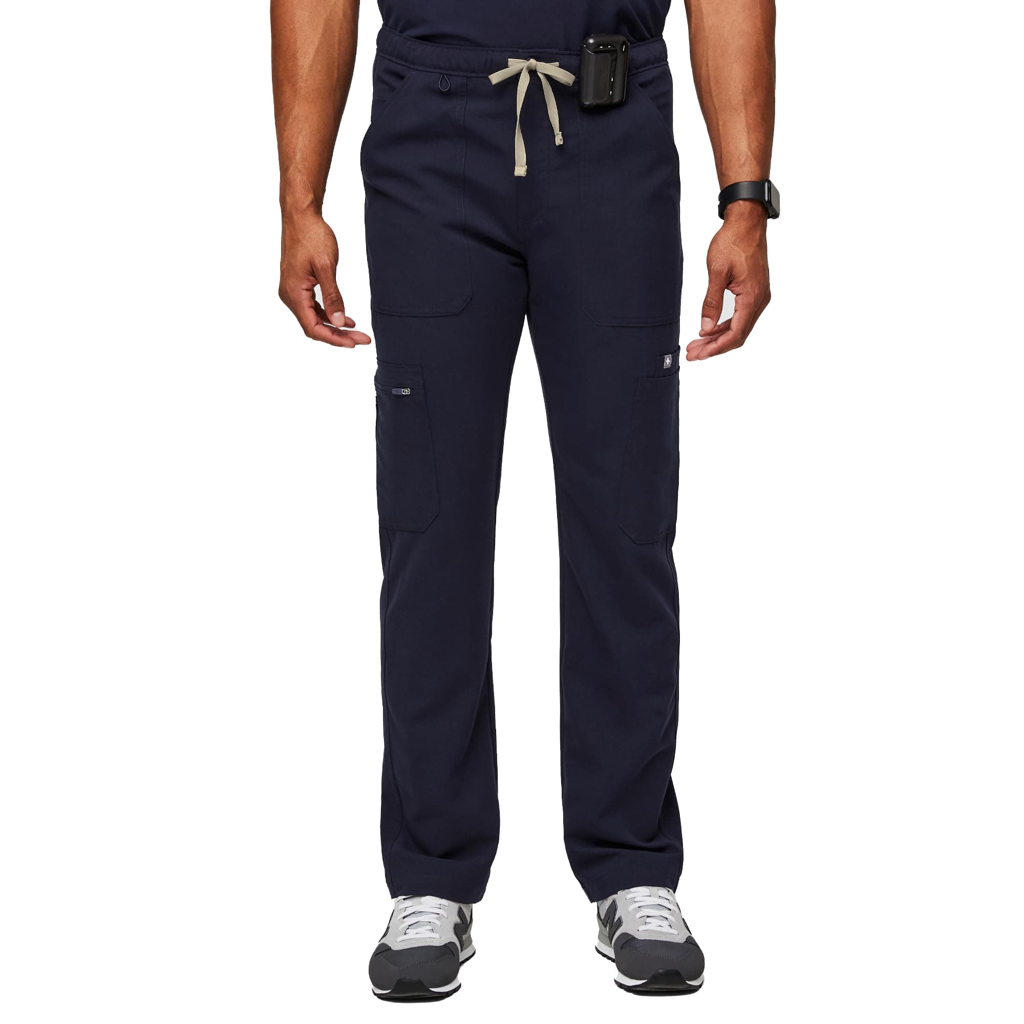 Cairo Cargo Scrub Pants for Men — Classic Straight Leg Fit, 9 Pockets, 4-Way Stretch, Anti-Wrinkle