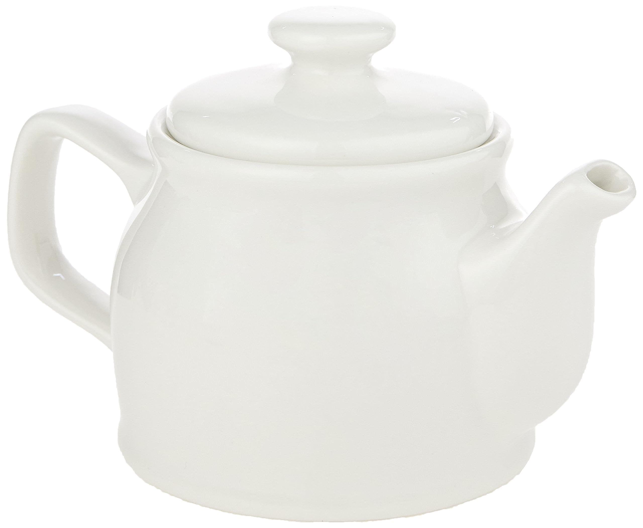 Porcelain Old Fashioned Tea Pot, Ivory,300 Ml Capacity, 08-1376