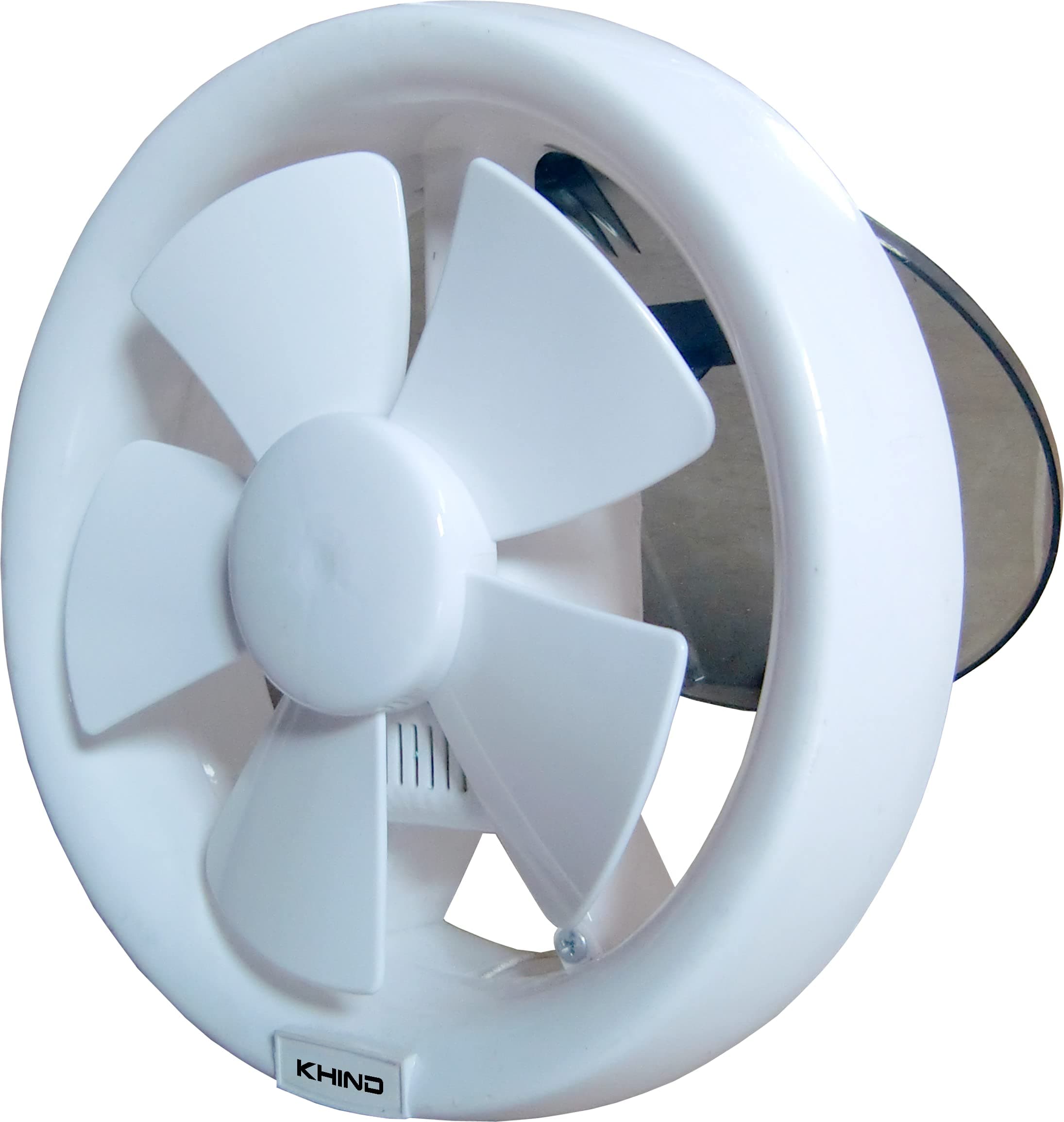 KHIND Classic Exhaust Fan, Whisper-Quiet Operation with High Airflow, Waterproof Design, Energy Efficient Ventilation Fan, Perfect for Household Toilets and Kitchens, White - EF6010