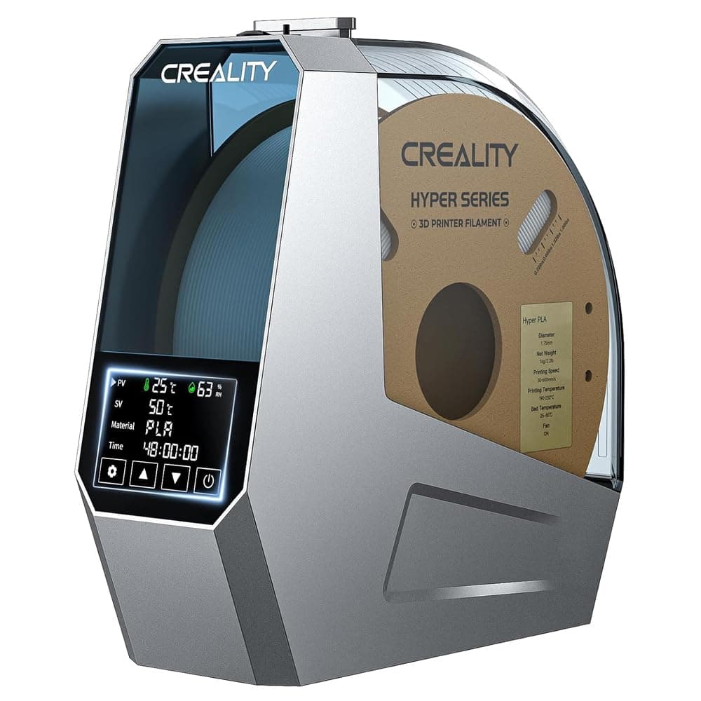 Creality 3D Printer Filament Dryer, 1KG 1.75/2.85mm, PLA PETG ABS TPU, 48H Timer, Touch Screen, 2.5lbs