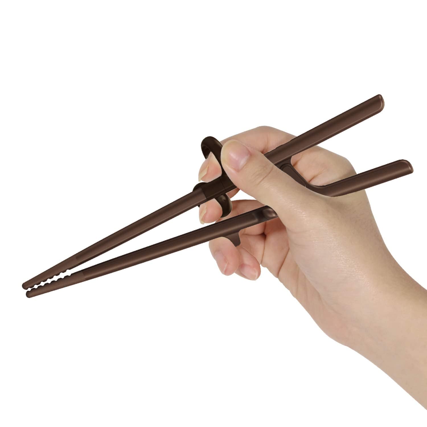Edison Friends Training Chopsticks for Adults Right-Handed - Beginner Helper, Trainer, Easy Practice Chopsticks - Made in Korea