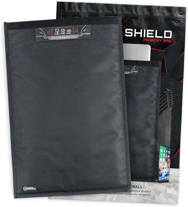 Faraday Bag for Laptops // Device Shielding for Law Enforcement & Military, Executive Privacy, Travel & Data Security, Anti-Hacking & Anti-Spying Assurance