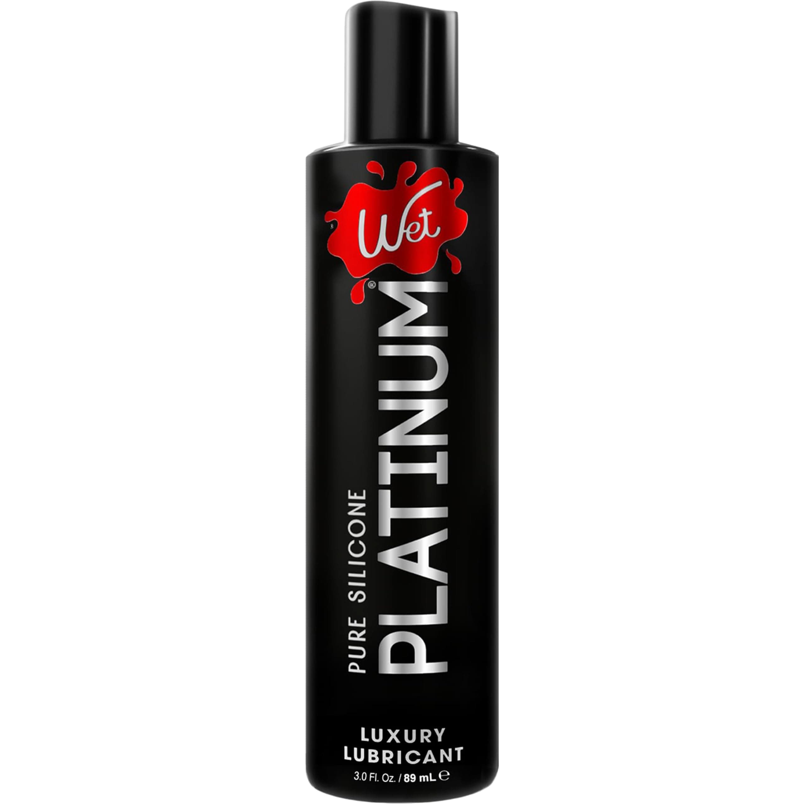 Platinum Silicone-Based Personal Lubricant | Ultra Smooth, Super Slick, Hypoallergenic, Long-Lasting Performance, Waterproof Formula| Lube for Men, Women & Couples, 3 fl oz