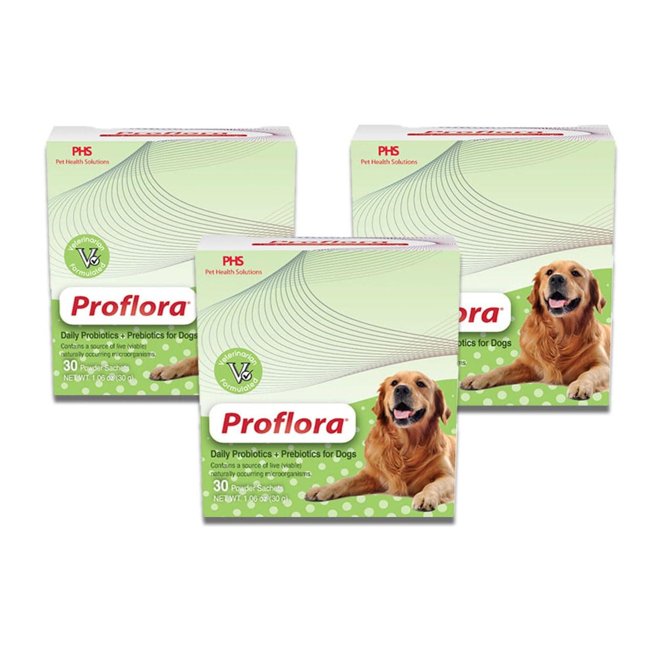 Probiotic for Dogs - Healthy Digestion - Boost Immune System - Normal Bowel Function - Skin and Coat Health - Supplement for GI Tract - 90 Servings, 3-PACK