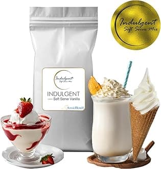 AussieBlends Indulgent Soft Serve Mix Vanilla Powder For Soft Serve, Milkshake | 1-Pack, 3.3 lb (1.5 kg bag)