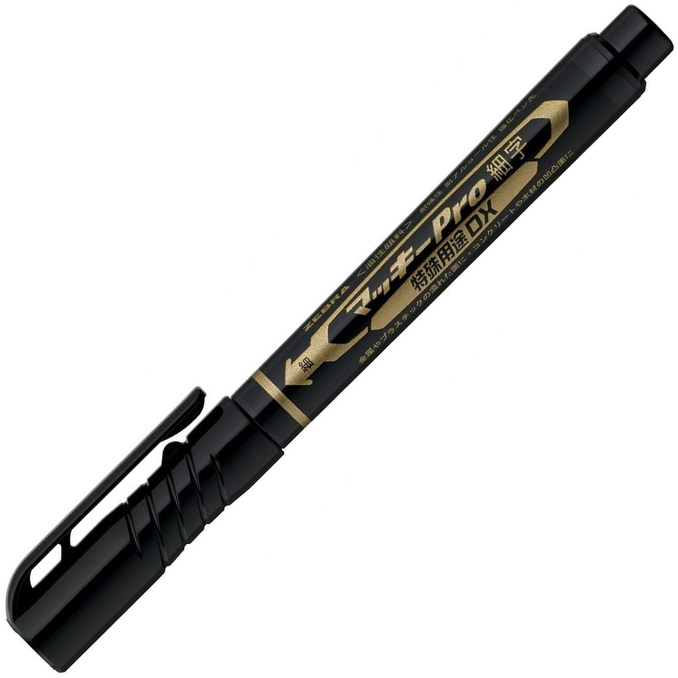 Zebra Permanent Pen Mackie Pro Fine Point Special Purpose DX Black YYSS10-BK
