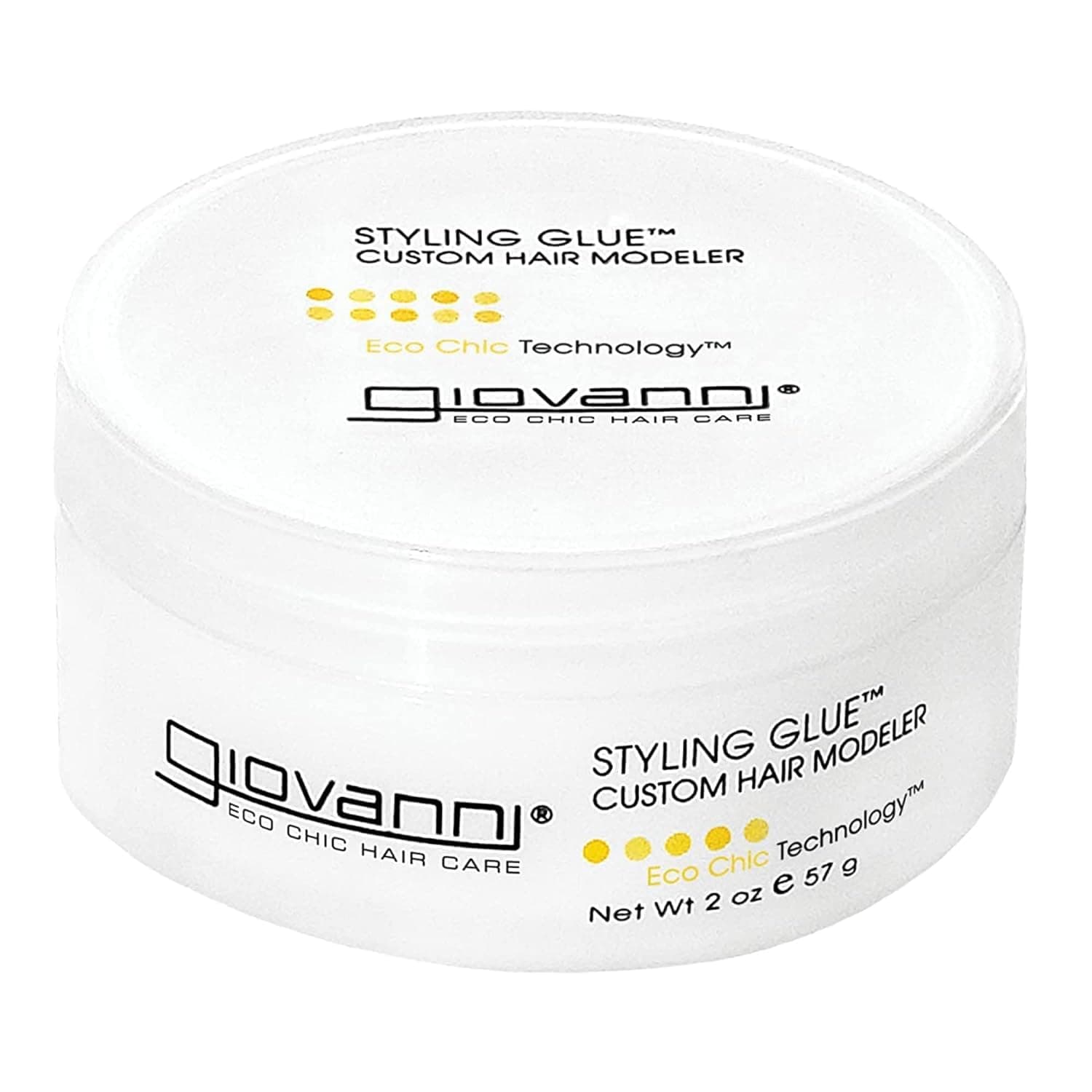 ECO CHIC Styling Glue Custom Hair Modeler - Styling Glue, Hair Products for Men & Women, Firm Hold, Spike, Sculpt, Shape with our Hair Paste, Customize Style, No Parabens, Color Safe - 2 oz