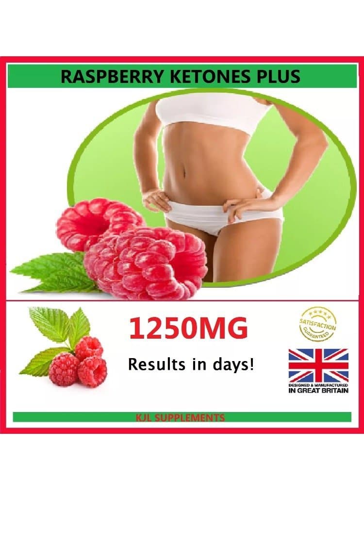 Raspberry Ketone Capsules 1250mg Plus - Wild Slimming Diet - MAX Weight Loss - ✓ Free P&P - ✓ Trusted Seller - ✓ Buy 2 GET 1 Free (30)