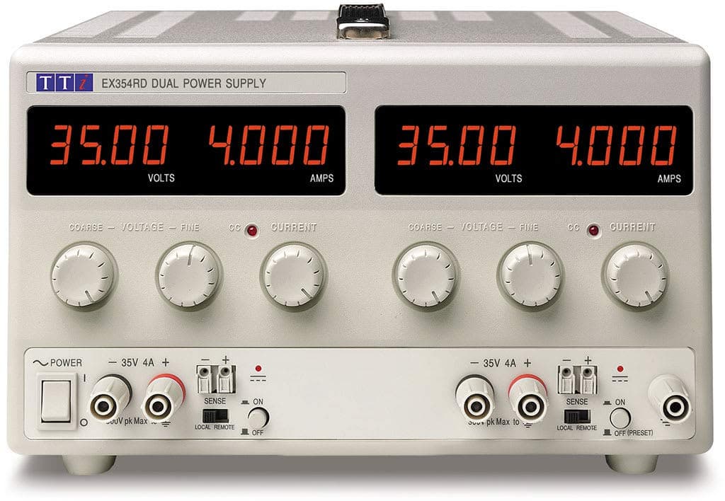 Power Supply, Bench, Adj, 2O/p, 35V - EX354RD