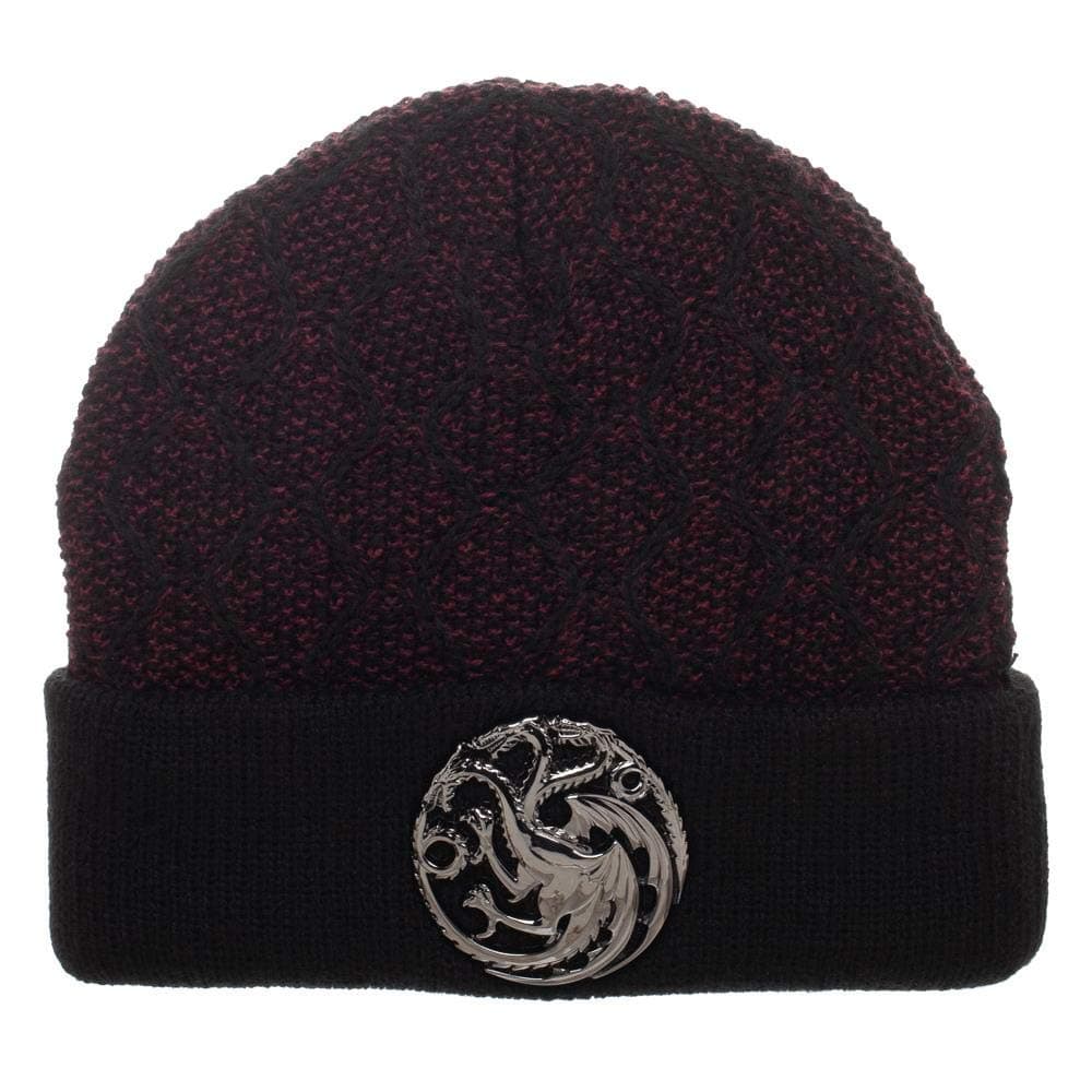Game of Thrones Cable Weave Knit Beanie Black