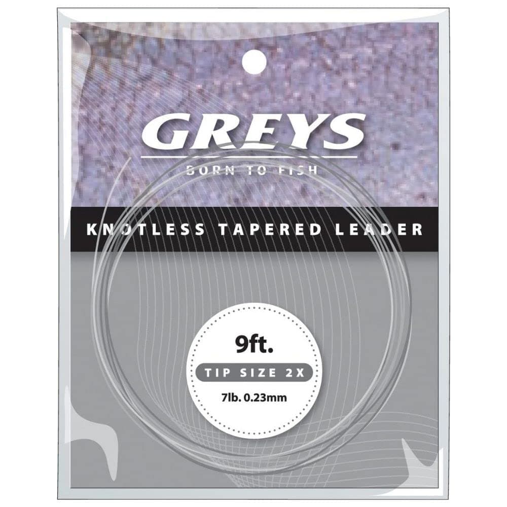 Greys Knotless Tapered Leaders 9ft/5lb