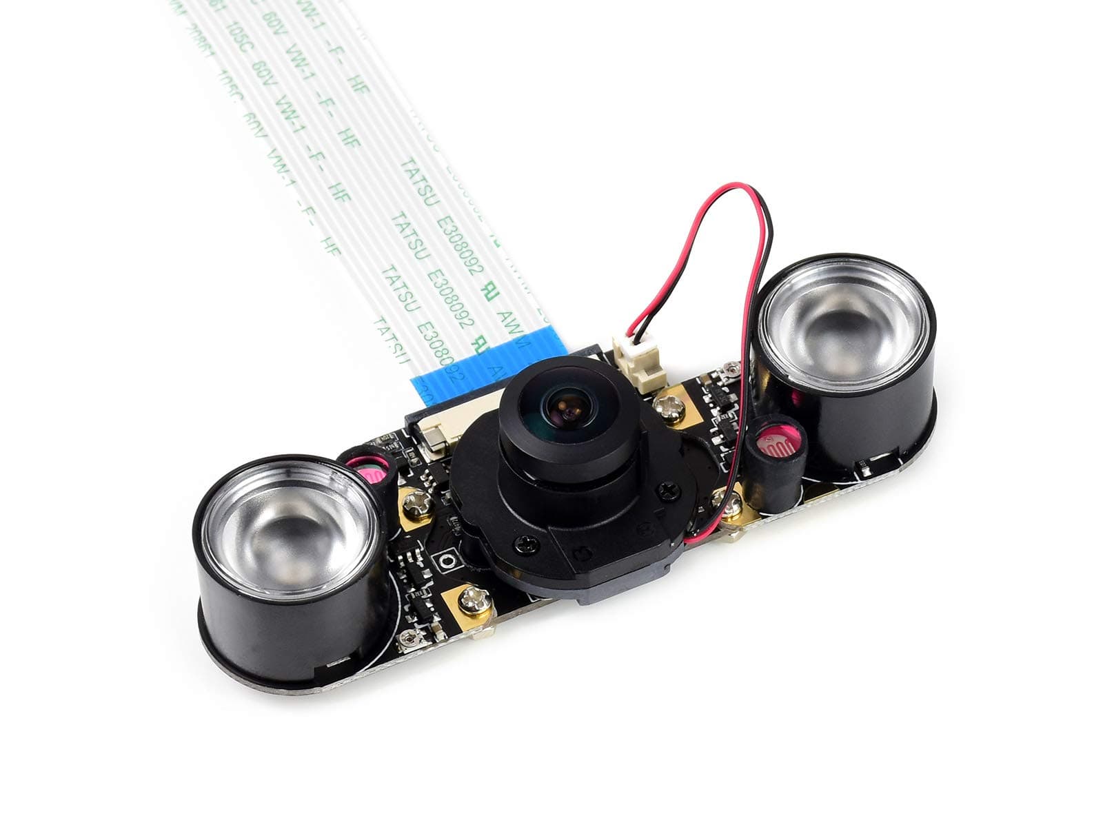 Waveshare Compatible with NVIDIA Jetson Nano Camera IMX219-160 8MP IR-Cut Infrared Night Vision Camera Module for Jetson Nano and Raspberry Pi Compute Module,162° FOV with IMX219 Sensor