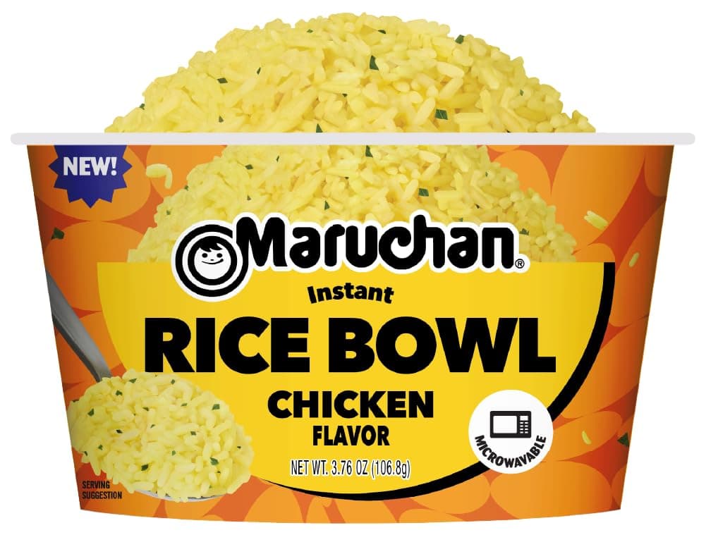 Microwavable Chicken Rice Bowl, Instant Rice, 3.76 Oz, 6 Count