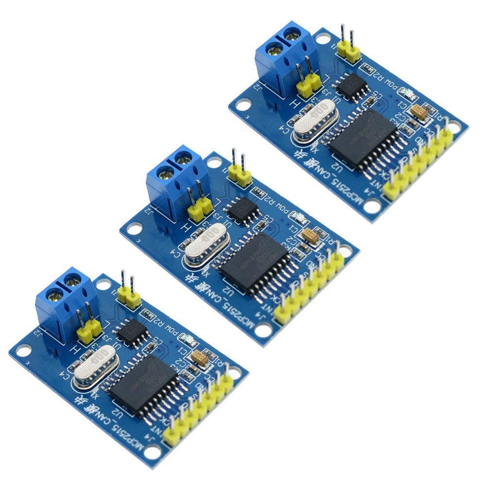 Comidox 3Pcs MCP2515 CAN Bus Module TJA1050 Receiver SPI Module for Arduino 51 MCU ARM Controller Development Board