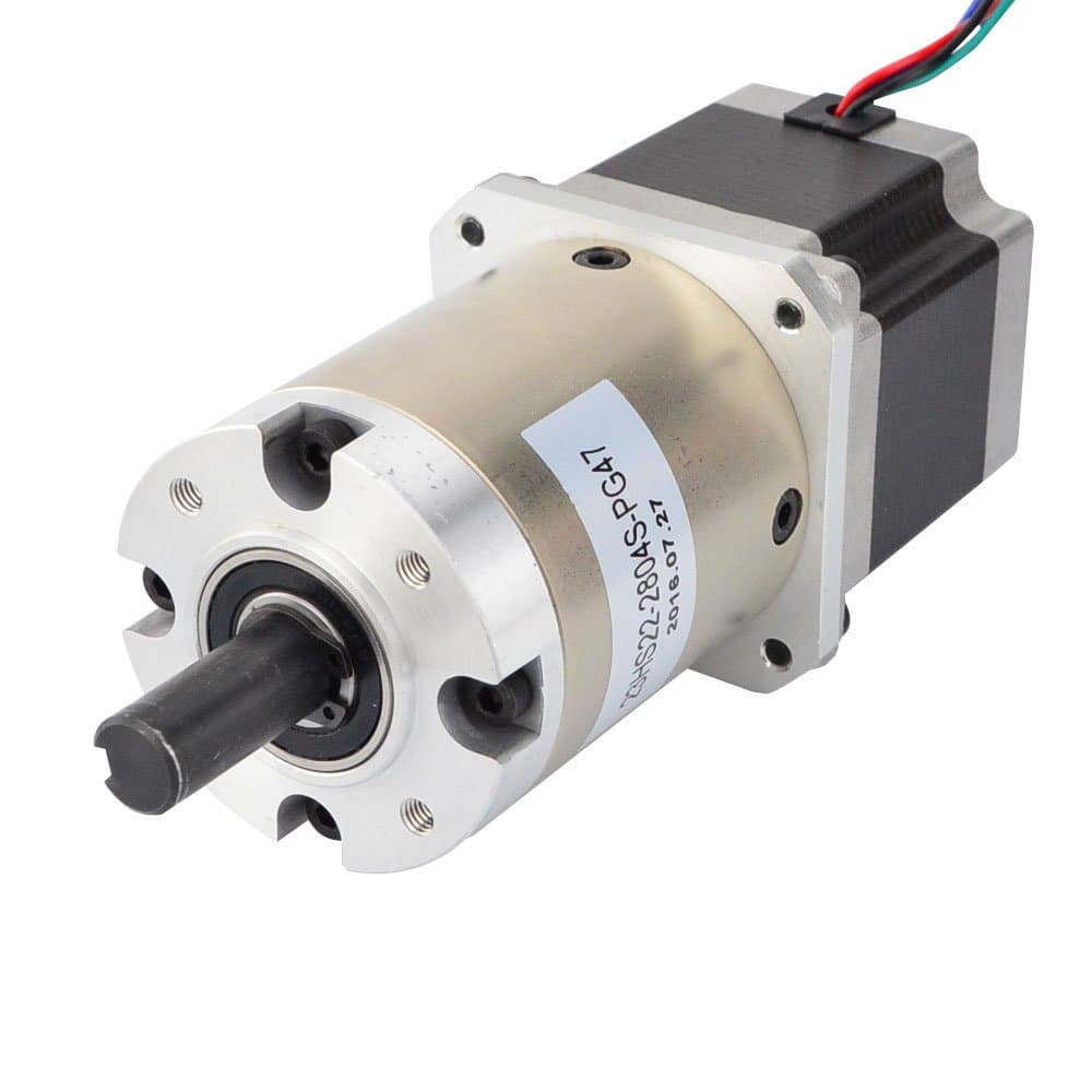 47:1 Planetary Gearbox Nema 23 Stepper Motor 2.8A for DIY CNC Mill Lathe Router