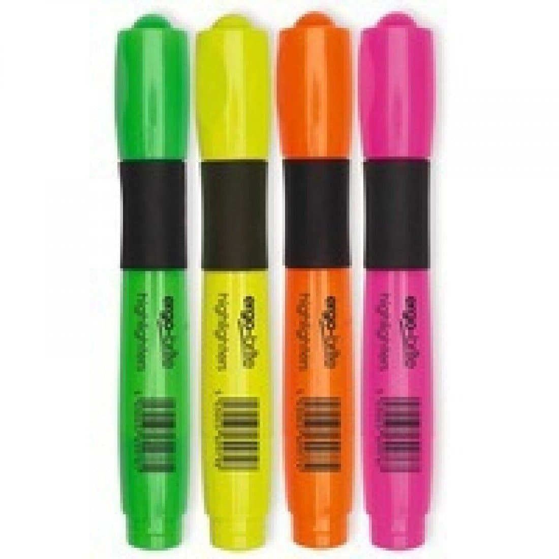 JN69980 Ergo Bright Highlighter - Assorted (Pack of 4)