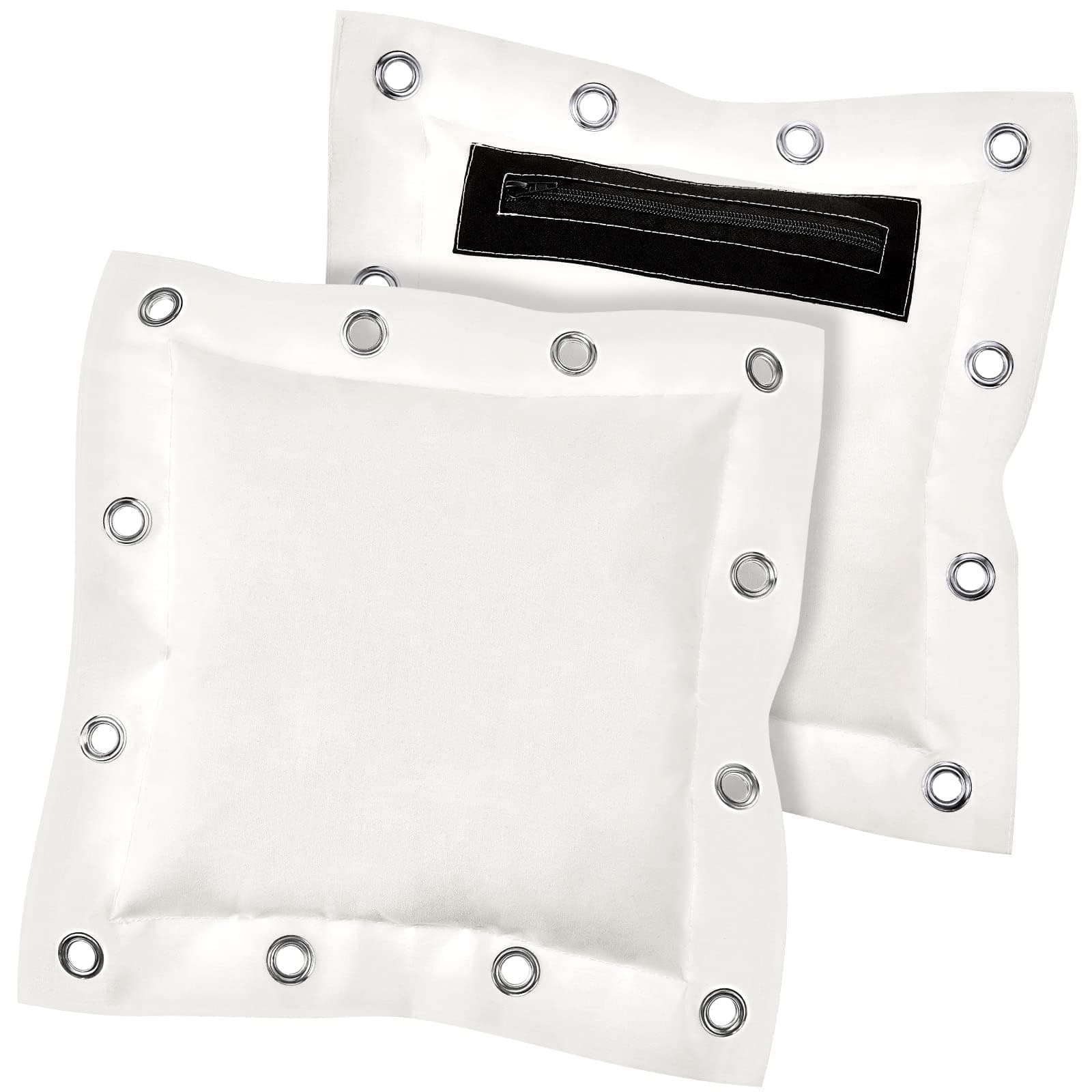 Azonee 2 Pcs Canvas Wing Chun Kung Fu Boxing Training Punch Bag Wall Punching Bag Traget Striking Bag Kung Fu for Martial Arts Adults Kick Striking Supplies, 15.75 x 15.75 Inch