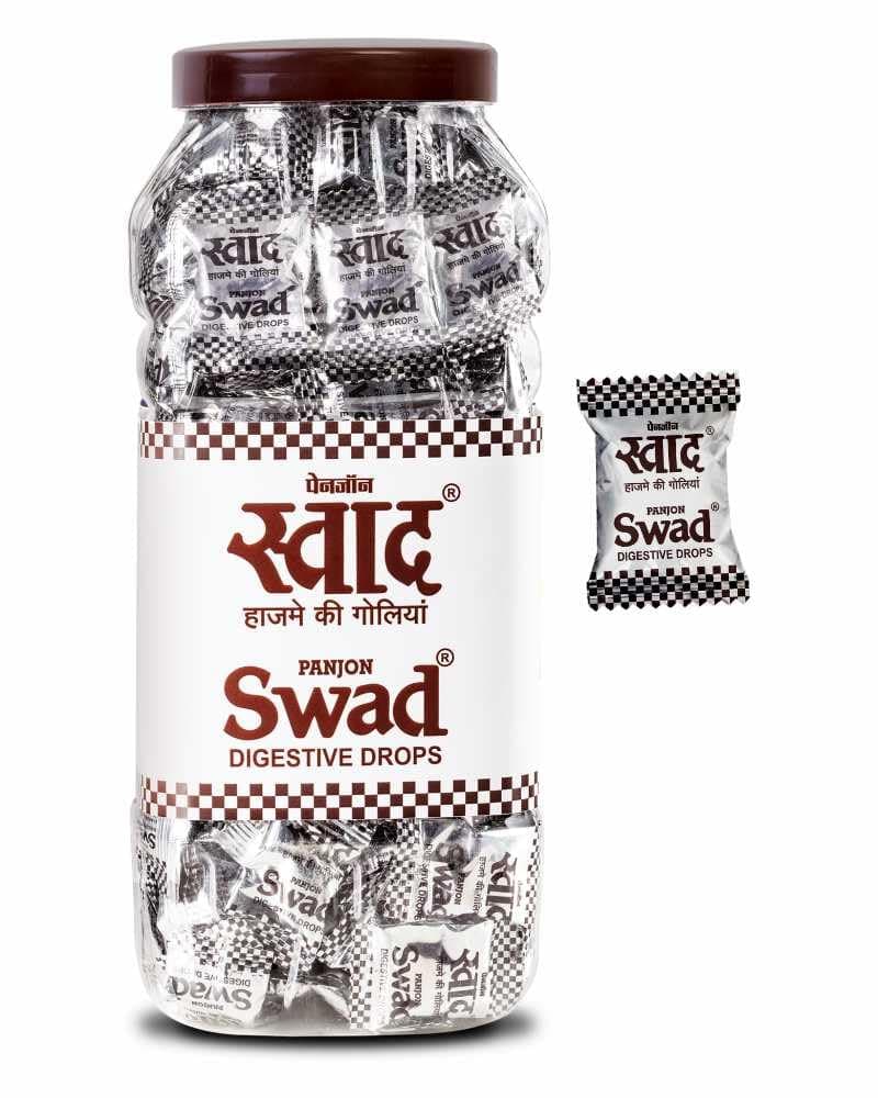 Swad Candy Jar | Ayurvedic, Authentic & Khatti Mithi Toffee (Regular),200 Jar