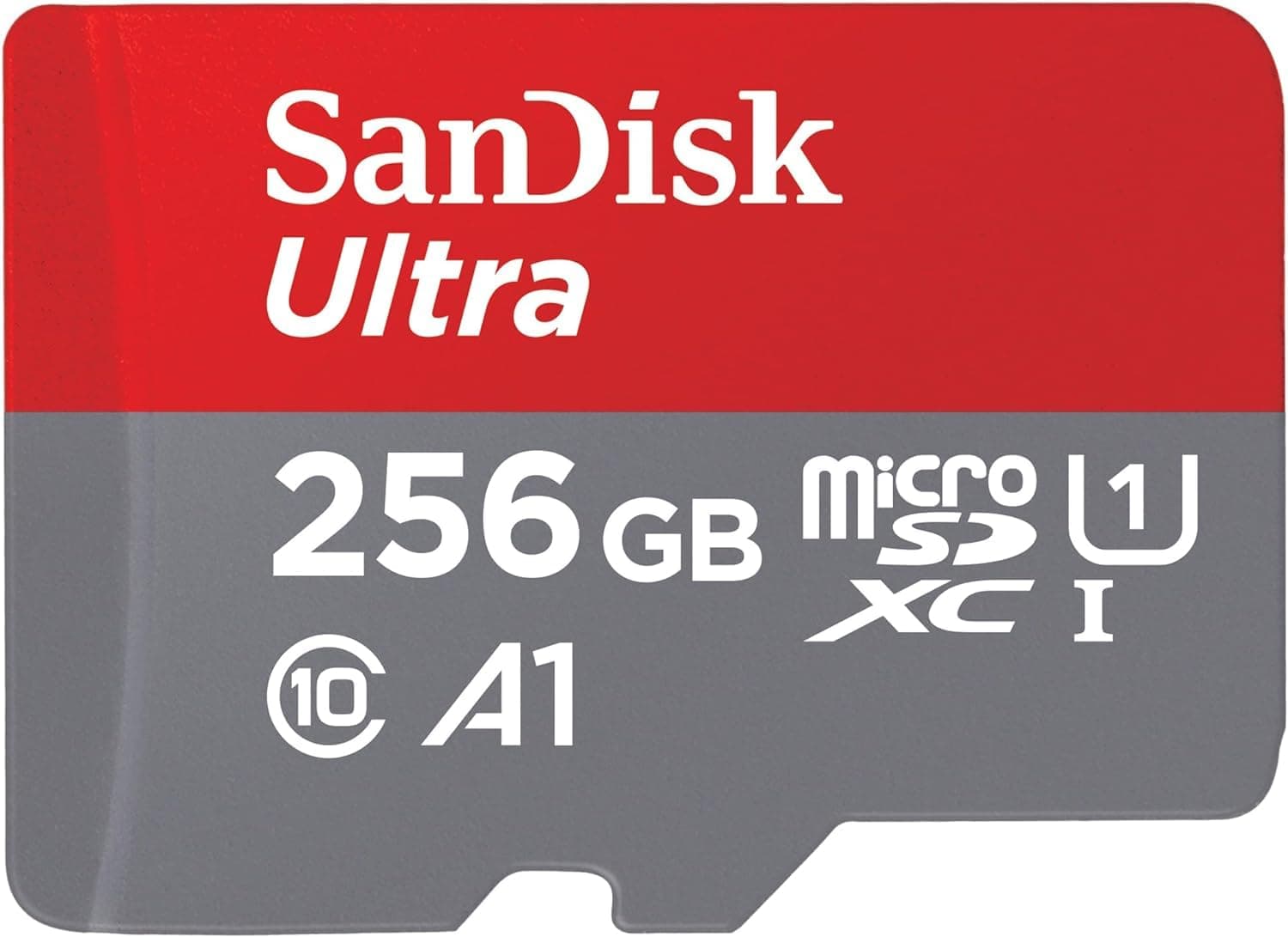 256GB Ultra microSDXC UHS-I Memory Card with Adapter - Up to 150MB/s, C10, U1, Full HD, A1, MicroSD Card - SDSQUAC-256G-GN6MA