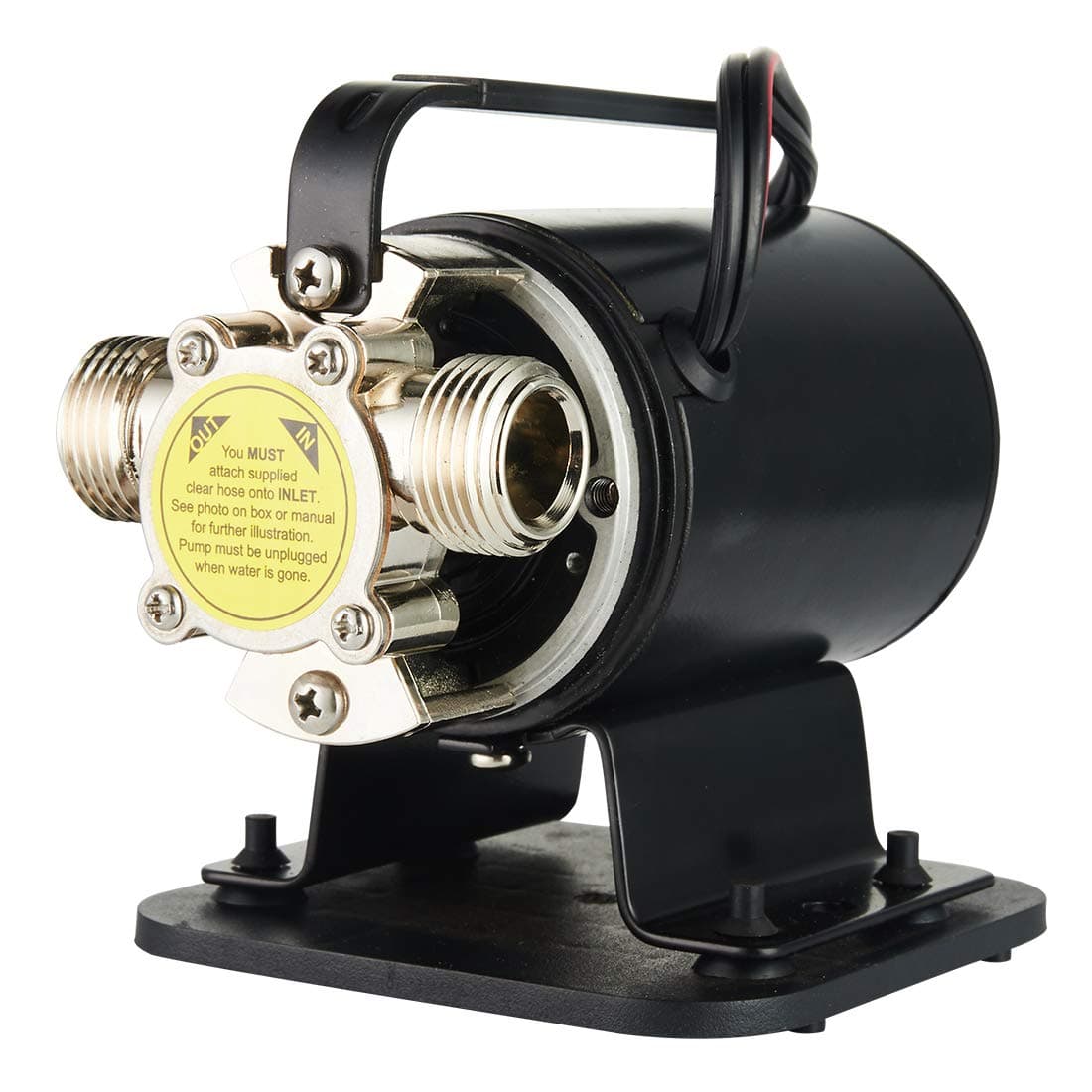 Acquaer DC 12V Battery Powered Portable Transfer Pump TRB010 with Suction Hose Kit