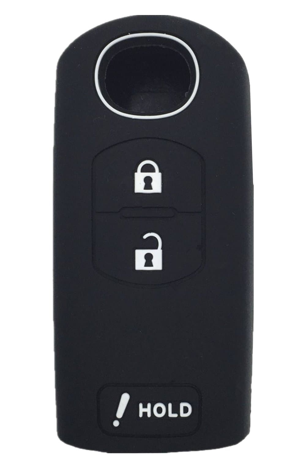 Rpkey Silicone Keyless Entry Remote Control Key Fob Cover Case protector Replacement Fit For Mazda 3 CX-3 CX-5 CX-7 CX-9 WAZSKE13D01 SKE13D-01 662F-SKE13D01 KDY3-67-5DY