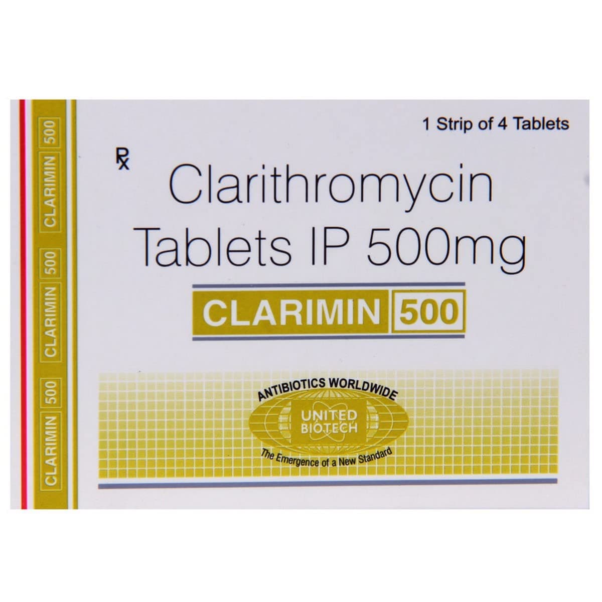 Clarimin 500mg - Strip of 4 Tablets