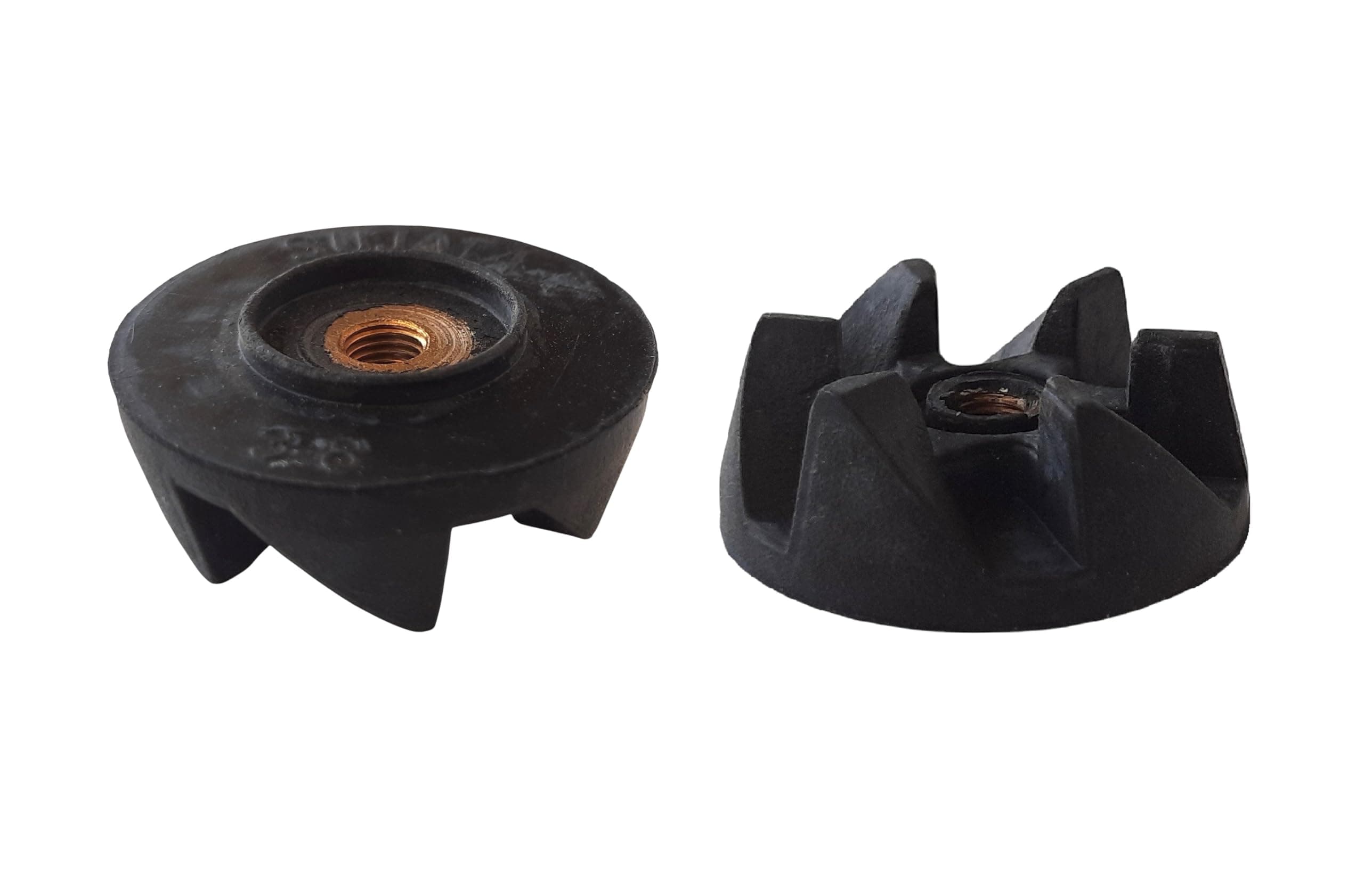 AJS spares- 2pc Rubber Jar Coupler for All SUJATA Mixer Grinder Jars | Juicer Mixer Grinder Replacement Parts & Accessories (2U Jar Couplers) (Black)