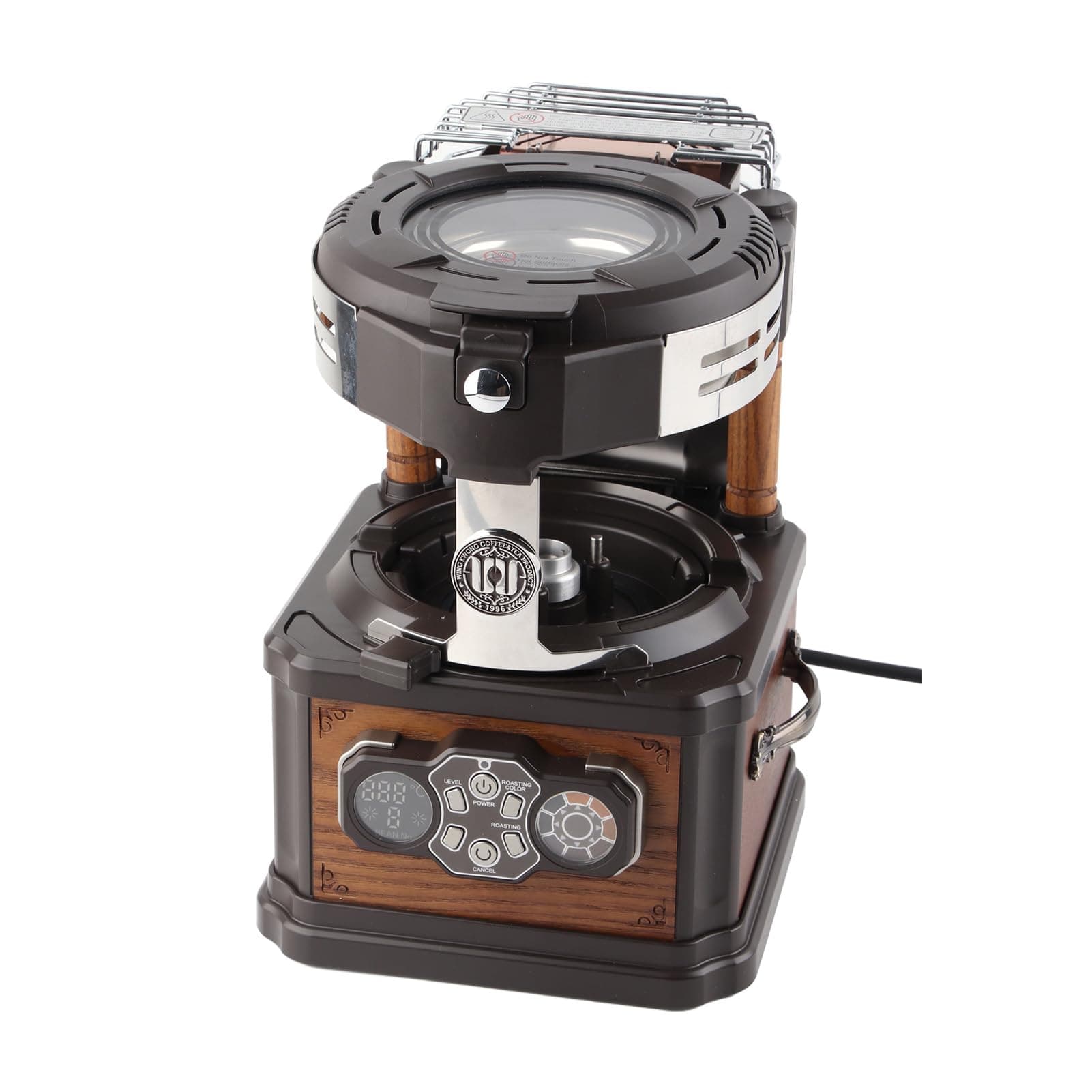 Jiawu Coffee Bean Roaster, Coffee Roasters Lock for Chef for Coffee Roasters for Home Use (UK Plug 220V)