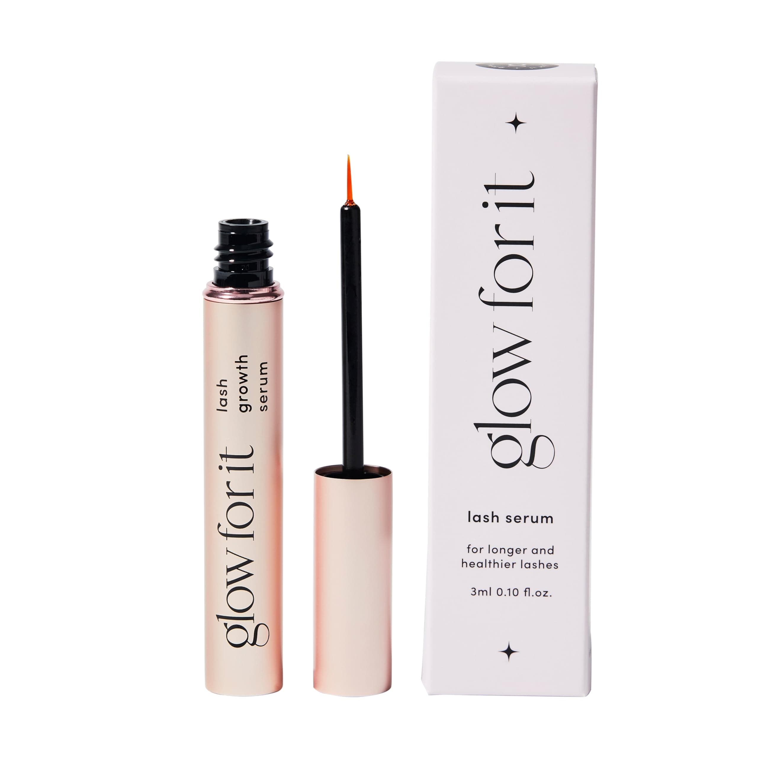 Lash Growth Serum | Enhances Eyelash Length & Volume | Water Based Serum | Natural & Cruelty-Free Formula with Biotin, Peptides & Natural Extracts | 3ml