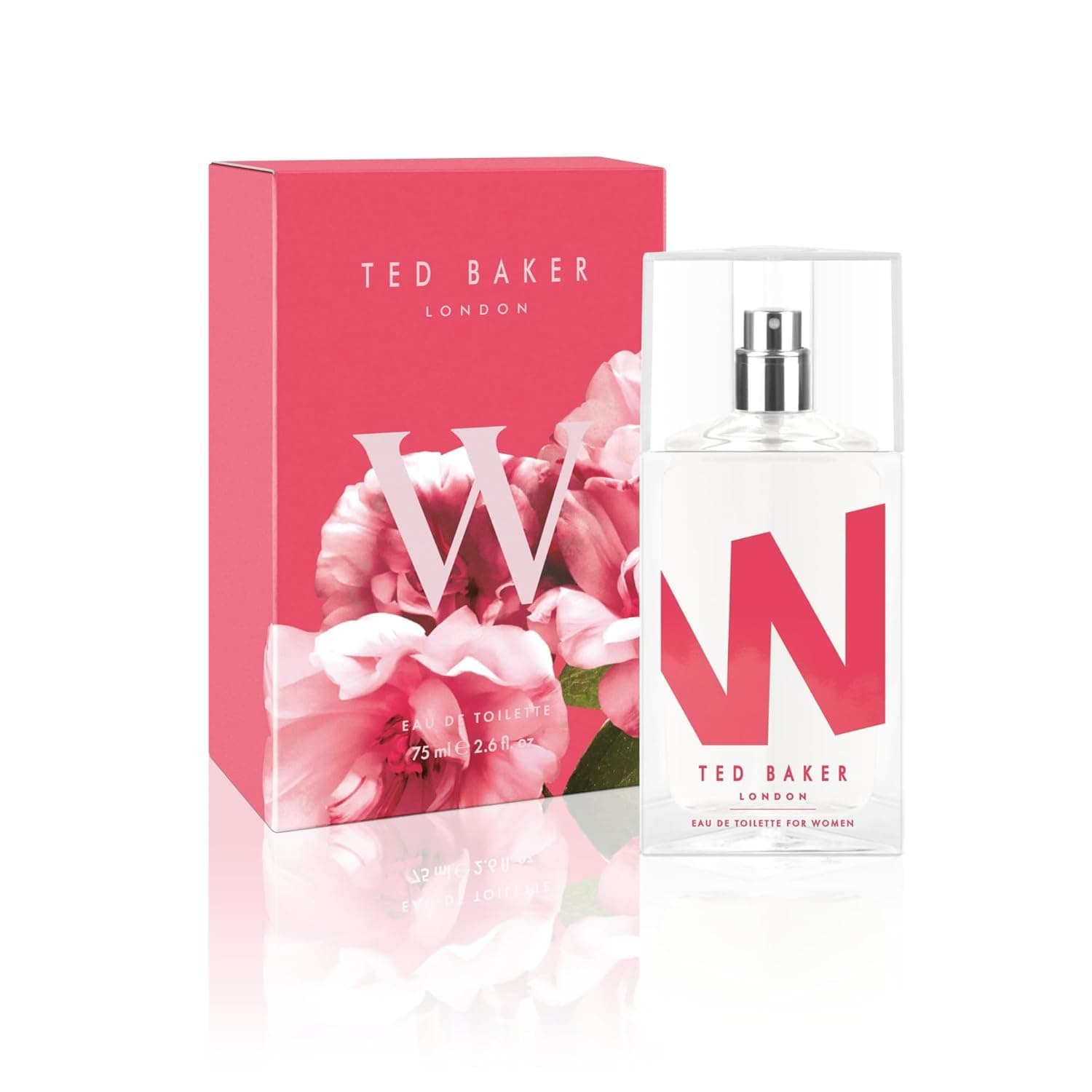 Ted Baker W EDT Ted Baker Rose And Orchid, Fig Leaf, White Peony, Cassis, Raspberry Middle notes, Womens Perfume, Long Lasting Fragrance Eau De Toilette, Fruity Floral 75ml /2.54oz