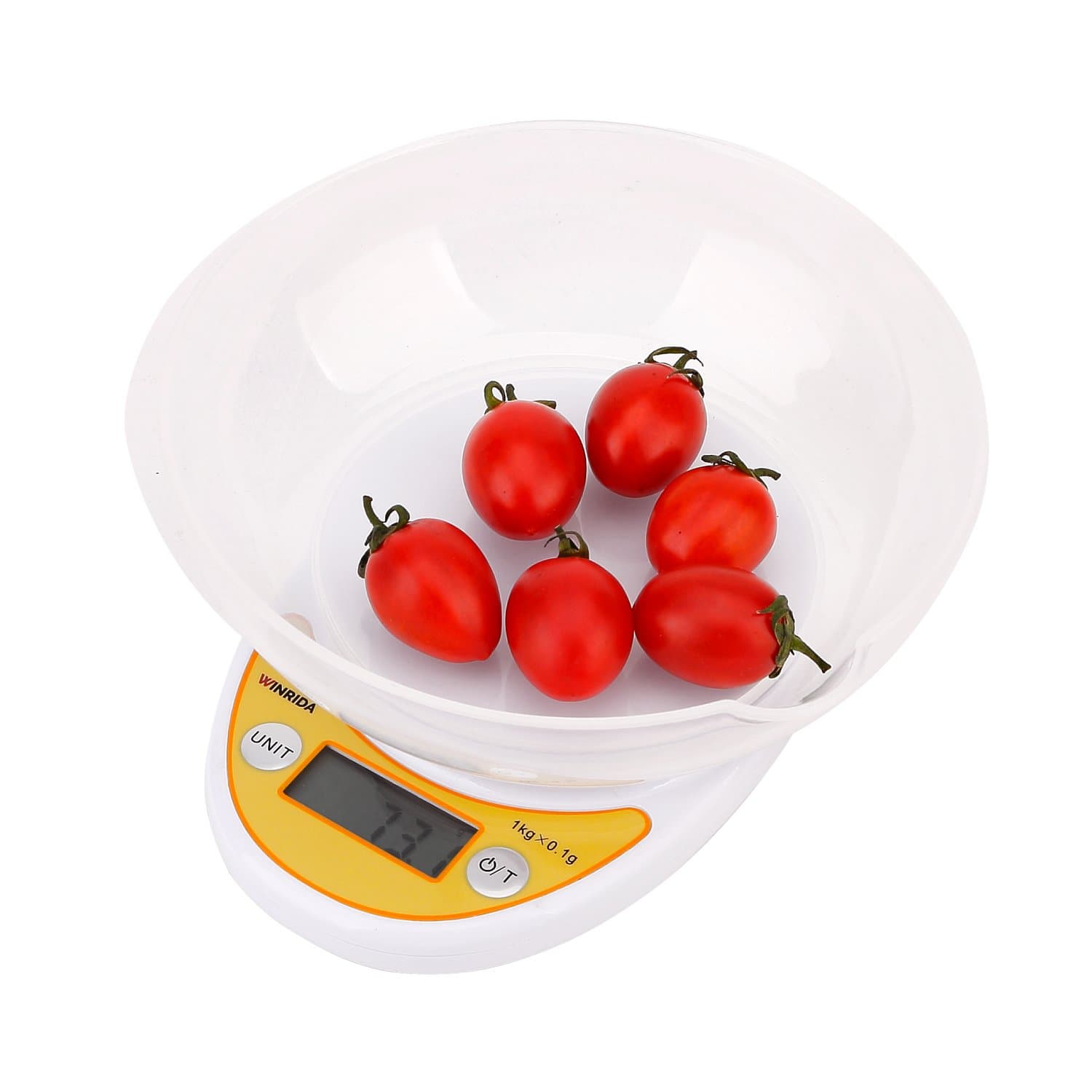 Digital Kitchen Food Scale with Bowl,1kg,0.1g Resolution(Batteries Included)