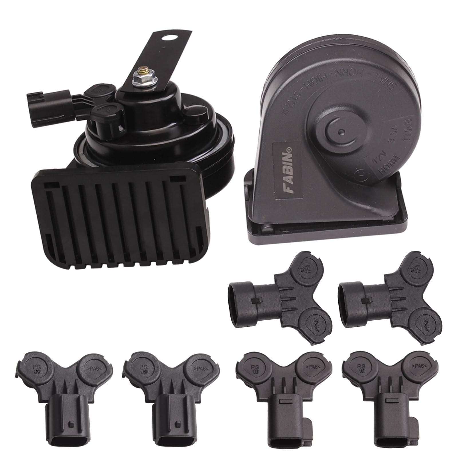 カーホーン シボレー対応 シボレー/ビュイック/GM用特殊ホーン 12V防水カタツムリホーン 125db ハイ/ロートーン