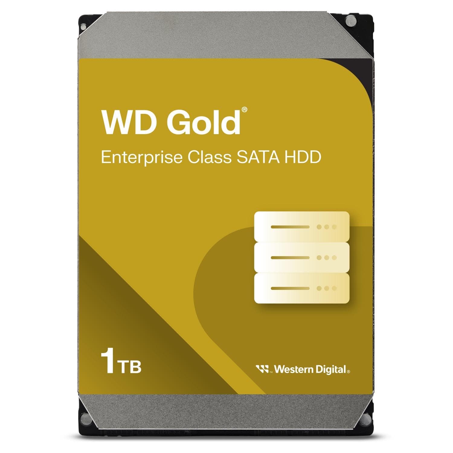 Western Digital 1TB WD Gold Enterprise Class Internal Hard Drive - 7200 RPM Class, SATA 6 Gb/s, 128 MB Cache, 3.5" - WD1005FBYZ
