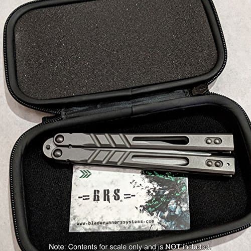 BRS Knife Case | Compact Utility Multi Use Case with Handle | Padded Knife Case with Microfiber Cleaning Cloth for Safe Care and Storage of EDC Tools and Knives