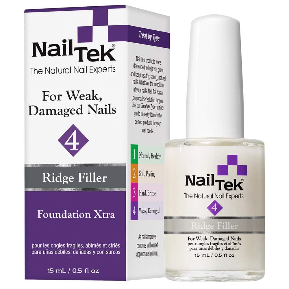 Nail TekFoundation Xtra Ridge-Filling 4, 0.5 Oz