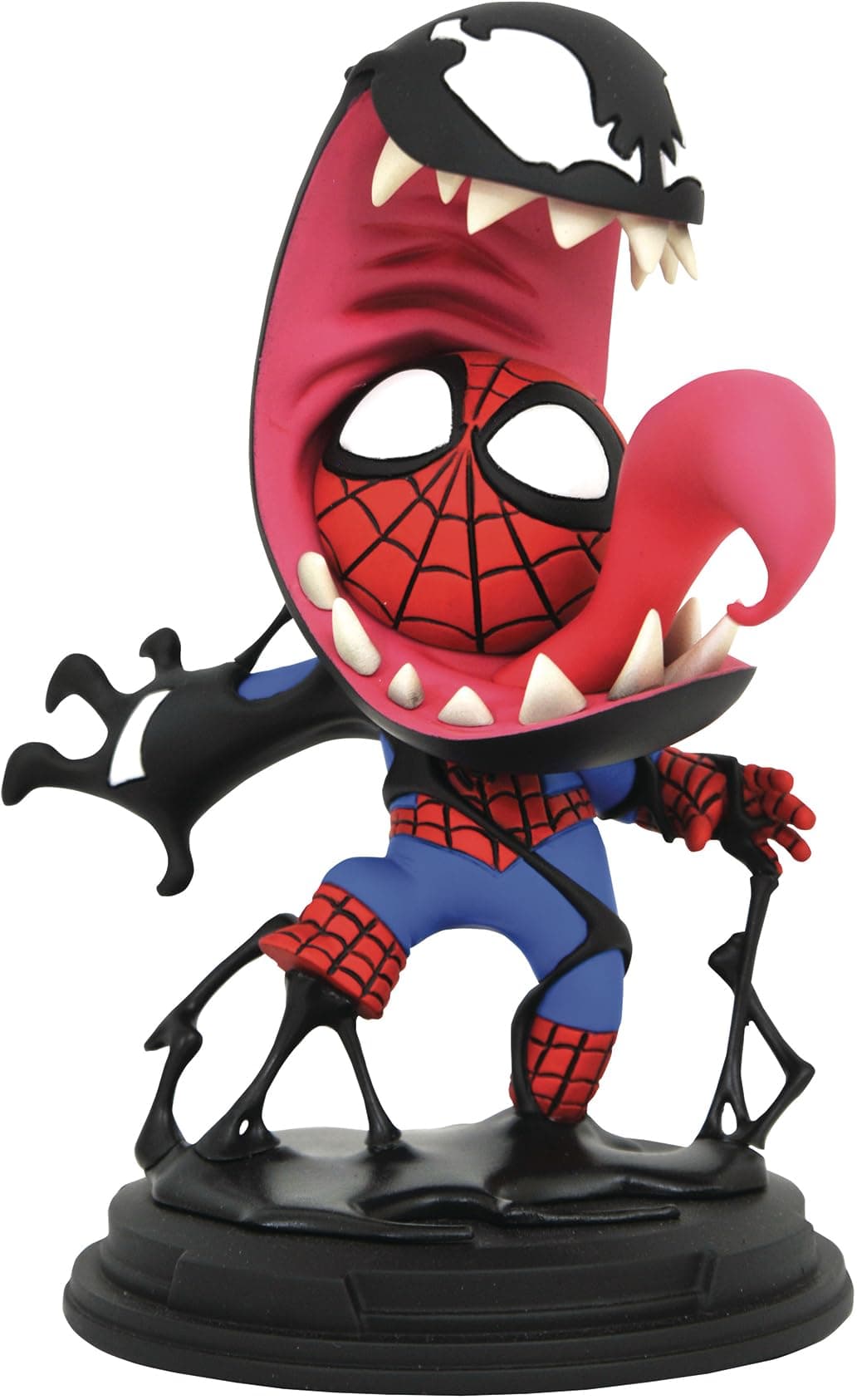 DIAMOND SELECT TOYS Marvel Animated Venom & Spider-Man Statue,Multicolor,5 inches