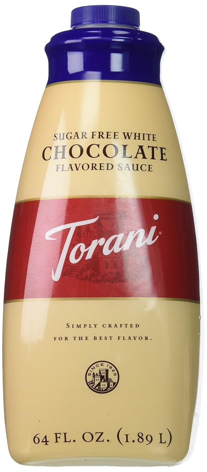 Sugar Free Sauce, White Chocolate, 64 Ounces
