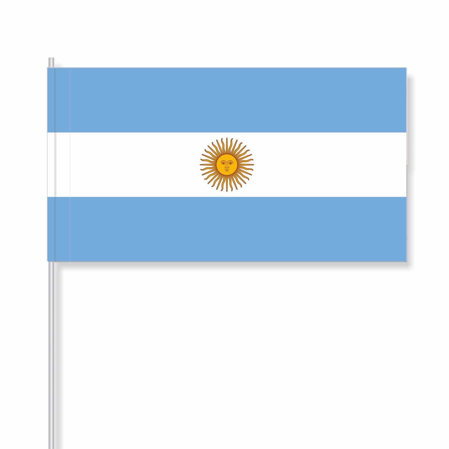 antrada Paper Flag Argentina, 50 Stück VdA