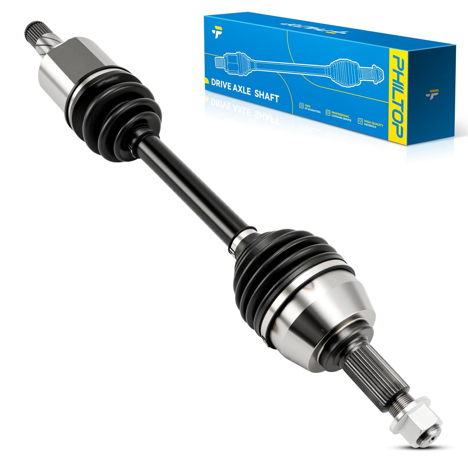 PHILTOP Front Left CV Axle for Nissan Murano 2009-2014, 66-6301 CV Axle Shaft 1 PCS