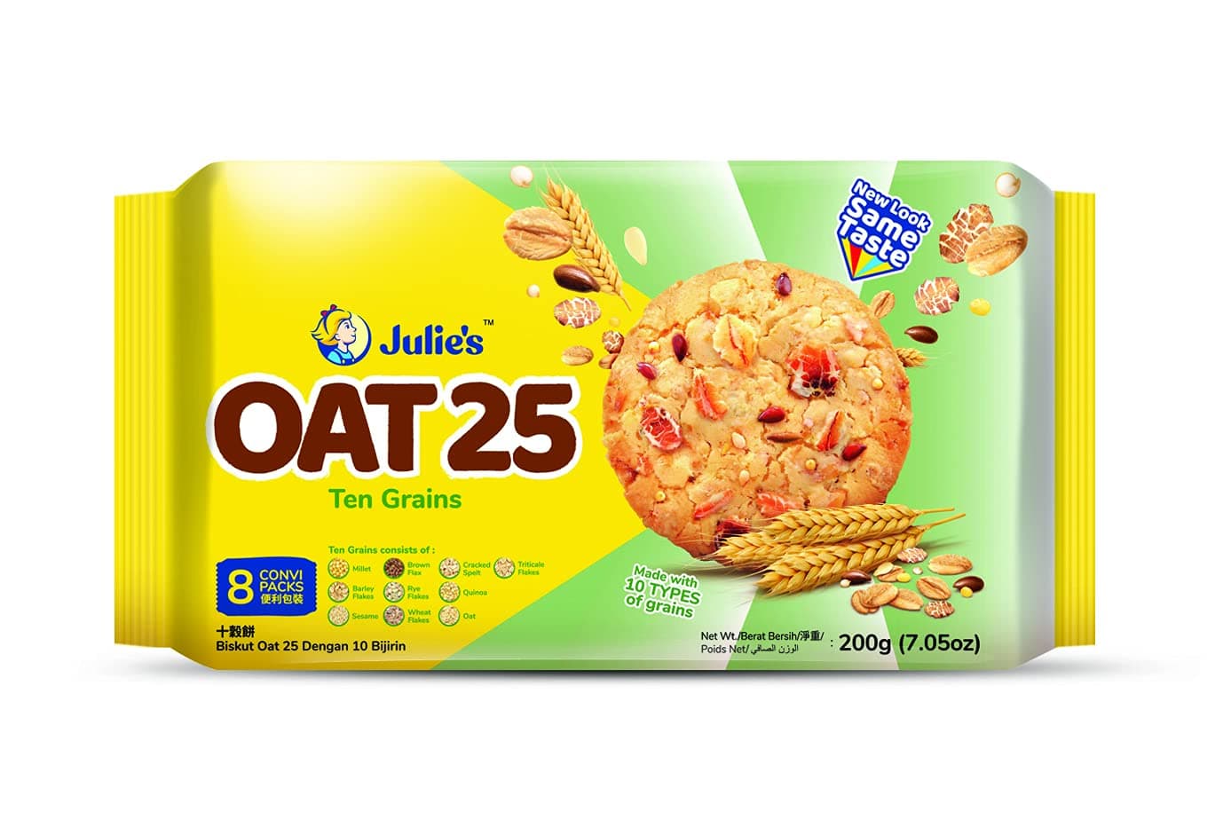 Julie's Oats 25 Ten Grains, 200g