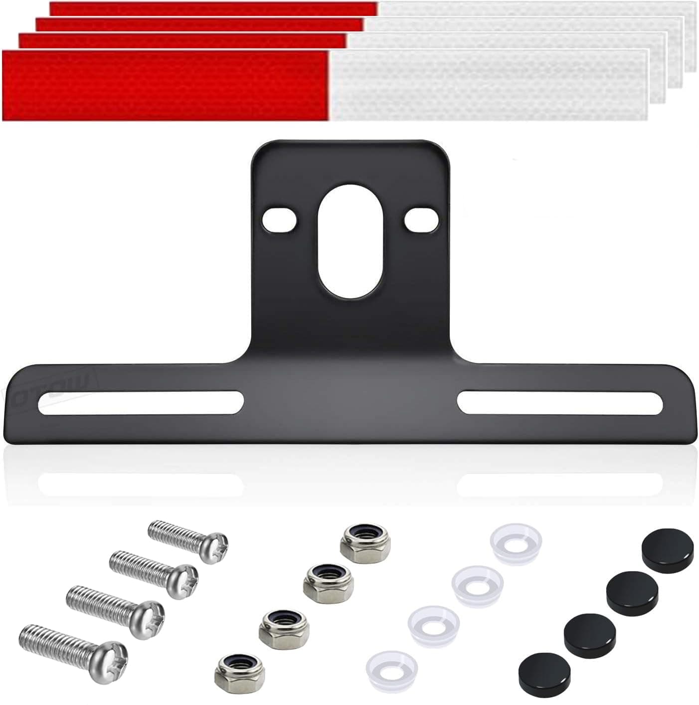 OTOW Steel License Plate Holder Bracket and Light Mount