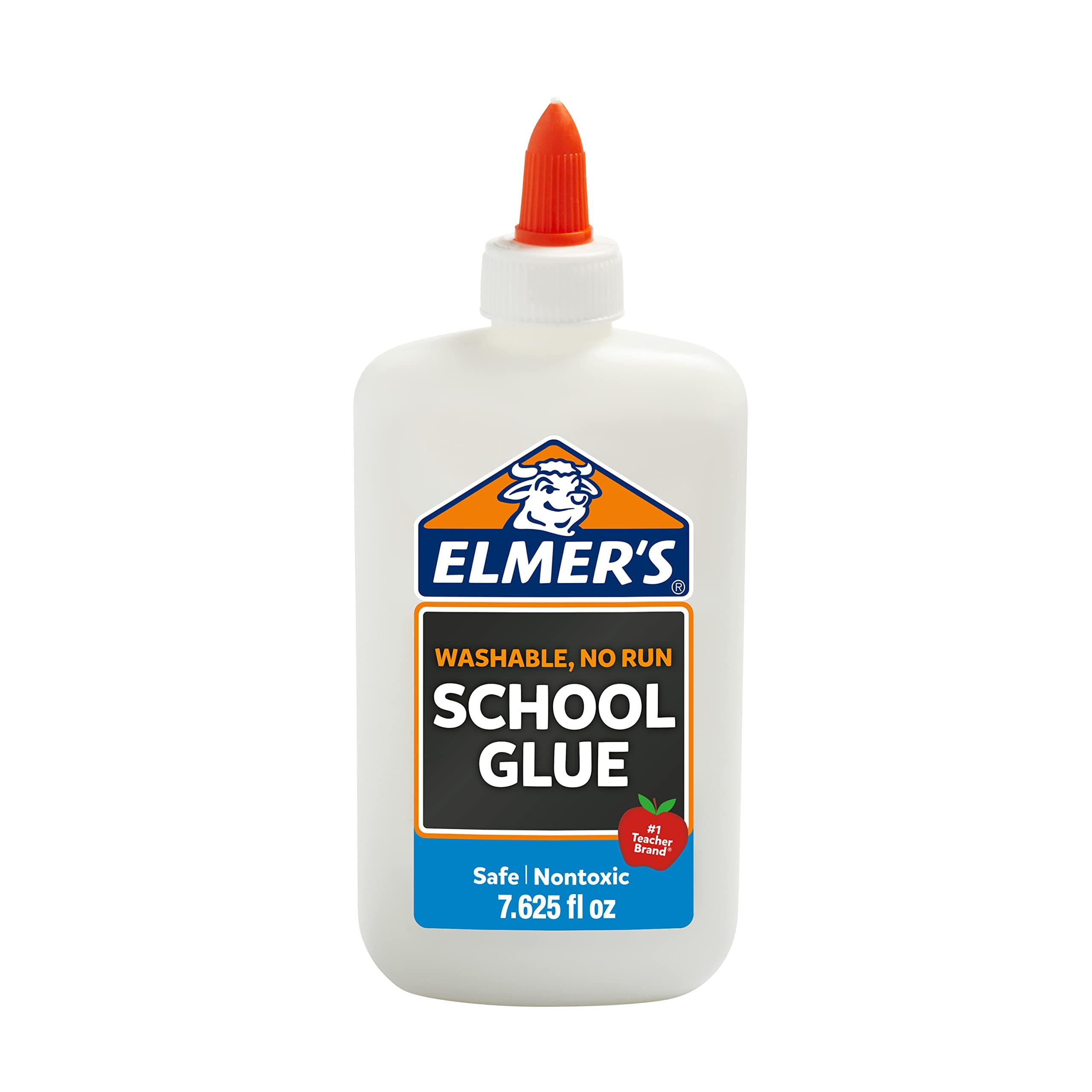 Washable No-Run School Glue, 7.625 oz, 1 Bottle (E308)
