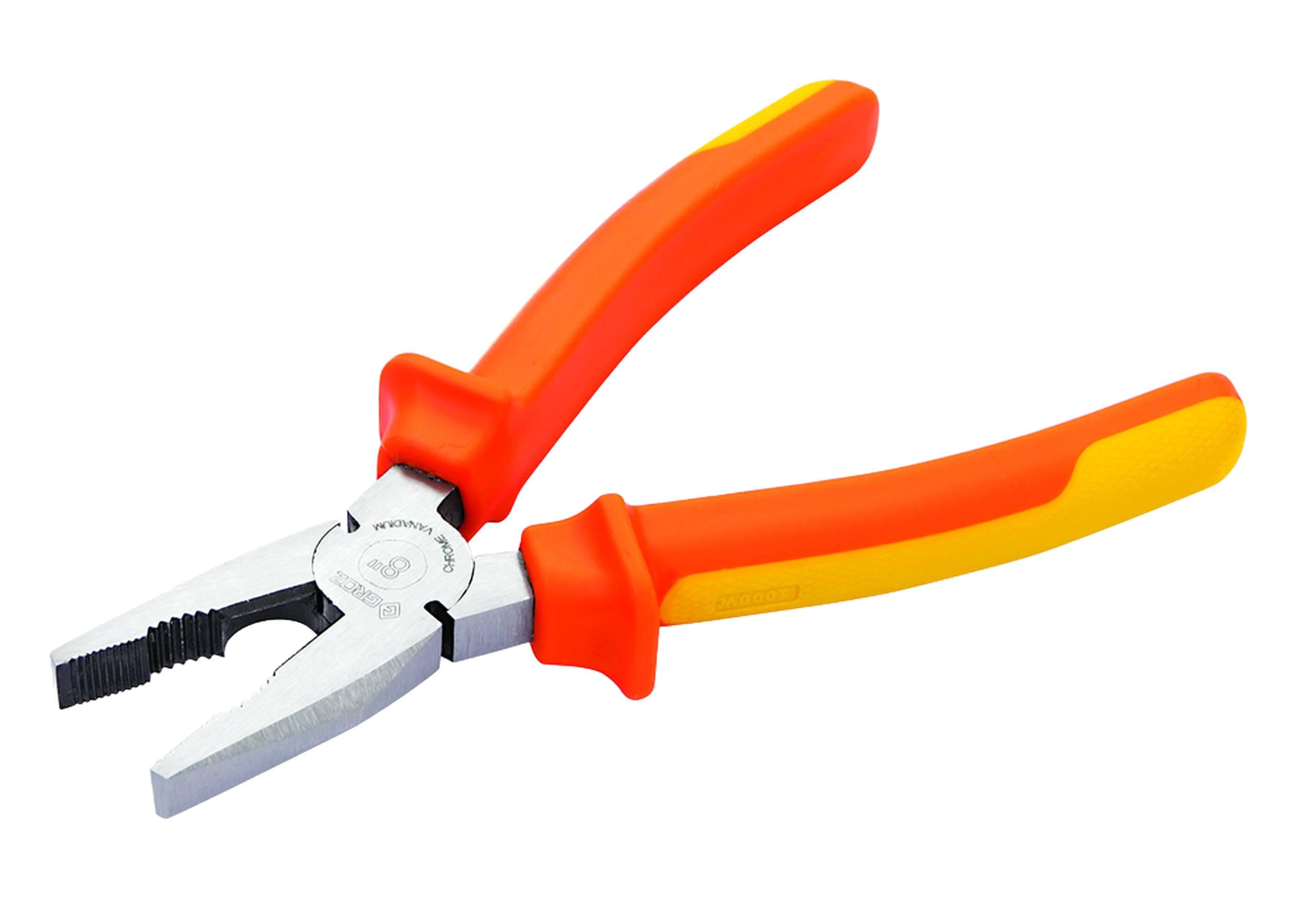 Groz 31532 Combination Plier - Chrome Vanadium, 1000V TPR Gr