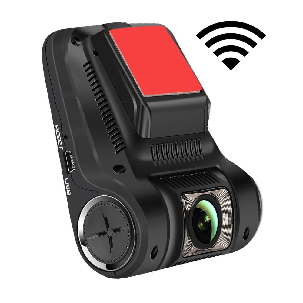 LeadEdge Car Dash Cam Dashboard Camera Recorder Full HD 1080P,WiFi,with 2.45" IPS LCD,7-Layers Glass Lens,170 Degree Wide Angle,Night Vision,WDR,G-Sensor,Parking Monitor,Loop Recording